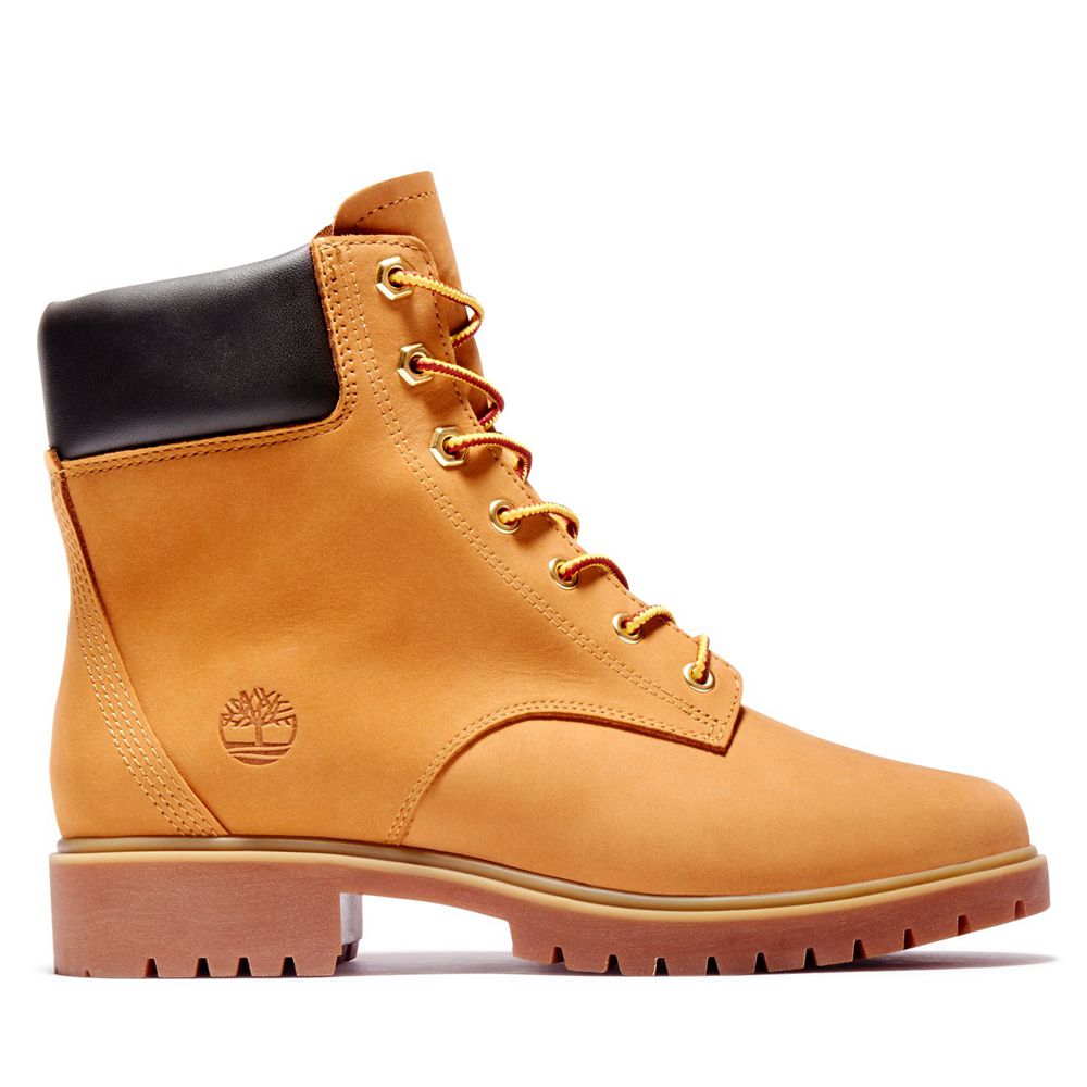 Bototos Timberland Mujer 6-Inch Jayne Waterproof Cuero Marrones - Chile XFB-032761